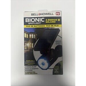 Bell & Howell Bionic Spotlight Solar Powered Security Spotlight
